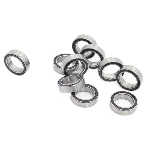 Small Sealed Steel Ball Bearing 6702RS 15 * 21 * 4 (mm) 10Pieces Bearing ABEC-7 Chrome Steel Ball Bearings with Black Rubber Seal in Kuwait