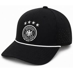 Germany National Team DFB Soccer Air Flow Hat - Black in Saudi Arabia