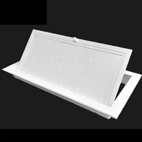 باب لوحة الوصول من الألومنيوم للجدار والسقف، مقاس 18x38 بوصة، فتحة فحص الحوائط الجافة مع مقبض، وغطاء الوصول إلى السباكة والكهرباء، متين وسهل التركيب in Kuwait