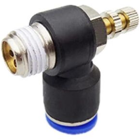 20pcs SL6-M5 Pneumatic Piping Speed Controller One Touch Fitting 6mm to M5 Male Thread in Saudi Arabia