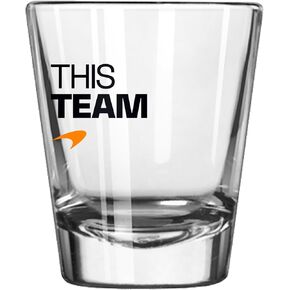 شعار العلامات التجارية McLaren Formula 1 Team Constructers' Champions 2 أونصة من الزجاج - سعة 2 أونصة من الزجاج - قاعدة قوية مرجحة لمنع الانقلاب والانسكابات in Kuwait