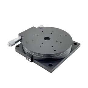 R-axis Rotary Slide Table with Manual Adjustment of Platform Angle and Displacement Featuring an Indexing Plate LSD-SP-12010R (Load Capacity 20 Kg) in Kuwait