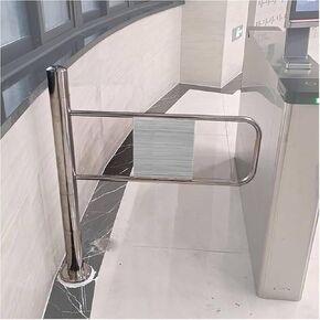 بوابة متأرجحة ارتدادية أوتوماتيكية مع زنبرك، من الفولاذ المقاوم للصدأ للمدخل، بوابة مشاة مفتوحة يدويًا بزاوية 90 درجة لمحلات السوبر ماركت والمصانع والحدائق in Kuwait