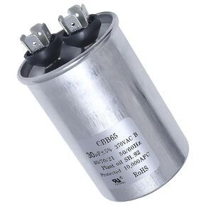 628318-308 Pool Pump Motor Capacitor Fits for Magnetek 30μF ±5% 370VAC 628318-308 Dual Run Circular Start Capacitor for AC Motor Run or Fan Start or Condenser Straight in Saudi Arabia