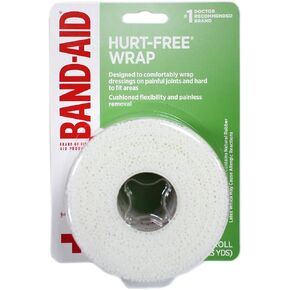 Band-AID First Aid Hurt-Free Wrap, Medium 2 inch, 1 ea (Pack of 6) in Saudi Arabia