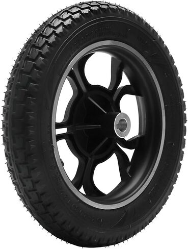 قطعتان 12 1/2 × 2 1/4 12.5 × 2.25 (62-203) مجموعة عجلات إطارات الكراسي المتحركة - إطار عجلة 12 بوصة، فتحة محور 17 مم - بديلة للسكوتر الكهربائي، الكرسي المتحرك، كرسي النقل، أجهزة التنقل in Kuwait
