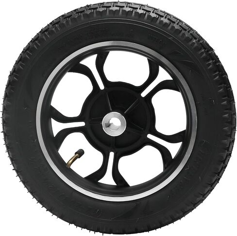 قطعتان 12 1/2 × 2 1/4 12.5 × 2.25 (62-203) مجموعة عجلات إطارات الكراسي المتحركة - إطار عجلة 12 بوصة، فتحة محور 17 مم - بديلة للسكوتر الكهربائي، الكرسي المتحرك، كرسي النقل، أجهزة التنقل in Kuwait