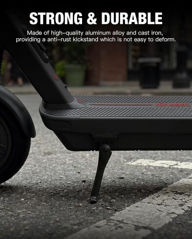 مسند سكوتر متوافق مع Ninebot من Segway MAX G3 F3 Pro F3 KickScooter، حامل جانبي مصنوع من سبائك الألومنيوم وحامل دعم القدم وحامل دعم للسكوتر الأصلي in Kuwait