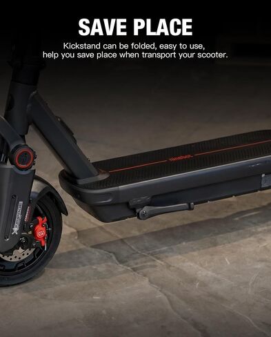 مسند سكوتر متوافق مع Ninebot من Segway MAX G3 F3 Pro F3 KickScooter، حامل جانبي مصنوع من سبائك الألومنيوم وحامل دعم القدم وحامل دعم للسكوتر الأصلي in Kuwait