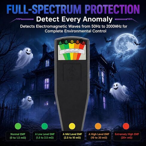 Upgraded Premium 11-Piece Ghost Hunting Kit - EMF Meter, EVP Recorder, Spirit Box & More - Full Paranormal Investigation Set in Kuwait