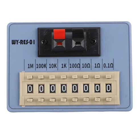 Portable WYRES01 Resistance Box with 8 Level for Dial, Designed for Precise Resistance Adjustment in Electronics and for Dial Programming(WY RES 01) Decade Box in Kuwait