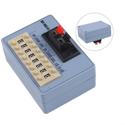Portable WYRES01 Resistance Box with 8 Level for Dial, Designed for Precise Resistance Adjustment in Electronics and for Dial Programming(WY RES 01) Decade Box in Kuwait