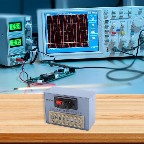 Portable WYRES01 Resistance Box with 8 Level for Dial, Designed for Precise Resistance Adjustment in Electronics and for Dial Programming(WY RES 01) Decade Box in Kuwait