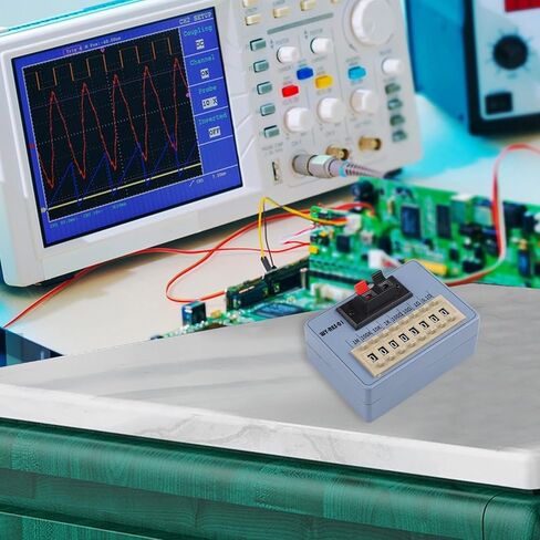 Portable WYRES01 Resistance Box with 8 Level for Dial, Designed for Precise Resistance Adjustment in Electronics and for Dial Programming(WY RES 01) Decade Box in Kuwait