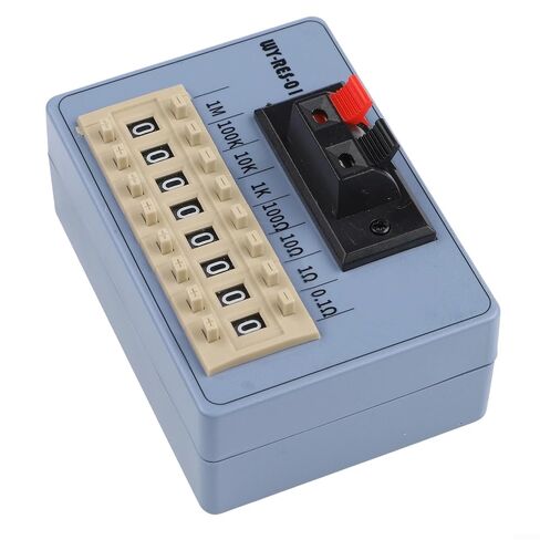 Portable WYRES01 Resistance Box with 8 Level for Dial, Designed for Precise Resistance Adjustment in Electronics and for Dial Programming(WY RES 01) Decade Box in Kuwait