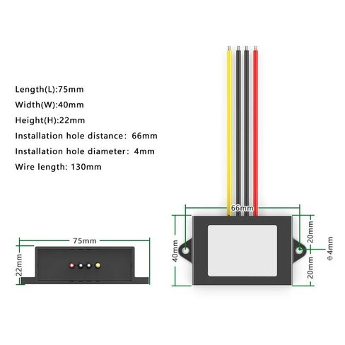 9-40V to 28V 2A S4 Power Converter Transformer Voltage Regulator in Kuwait
