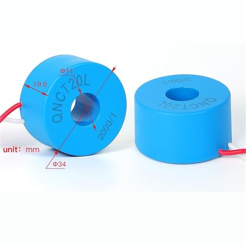 1pcs Current CT QNCT16L 10A 10mA 20A 20mA 30A 30mA 50A 50mA 2000:1 10A 5mA 20A 10mA 100A Micro Current Transducer Sensor(QNCT20L 2000-1) in Kuwait
