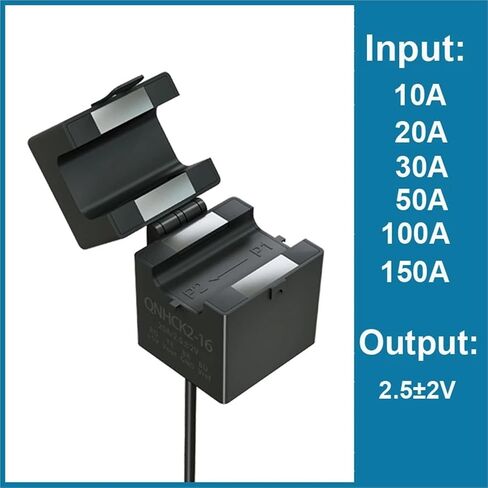 1pcs Output 2.5V±2V Input ±10a ±20a ±30a ±50a ±100a ±150a Current Sensor Split Current transducer transfomer ct clamp(150A 2.5V 2V) in Kuwait
