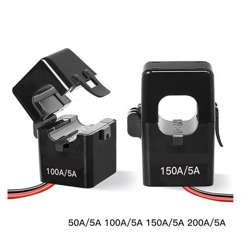 Split core Current Transformer 50/5 100/5 150/5 200/5 AC Sensor transducer 100A 5A 200A(150A-5A) in Kuwait