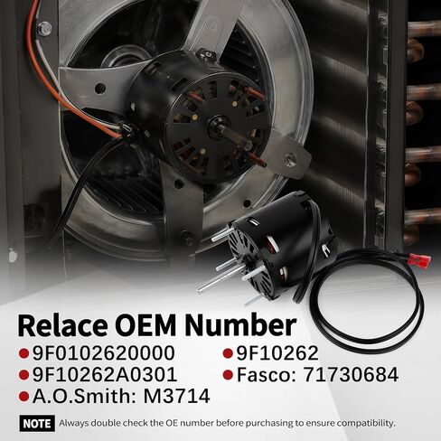 محرك مروحة مناسب لـ Modine Hot Dawg HD30 HD45 HDS30 HDS45 1550 RPM 115V 2.4A استبدال محرك منفاخ سخان المرآب يستبدل 9F10262 9F0102620000 9F10262A0301 in Kuwait