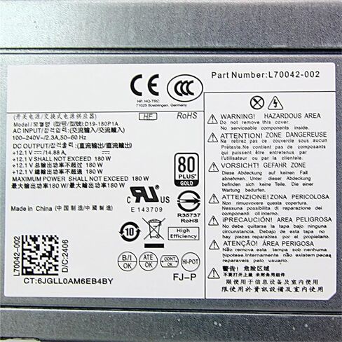 مصدر طاقة 180 واط لسطح المكتب L70042-002 D19-180P1A M01-F1033wb in Kuwait