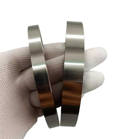 شريط نحاسي أحمر مطلي بالنيكل، ورقة مطلية بالنيكل من النحاس النقي، Ni-Cu، 2 متر (= 6.6 قدم)/لفة، عرض 5 مم ~ 30 مم، رقائق مادة النيكل والنحاس للمختبر/الصناعة (1، عرض 30 مم، طول 2 م، سمك 0.5 مم) in Kuwait