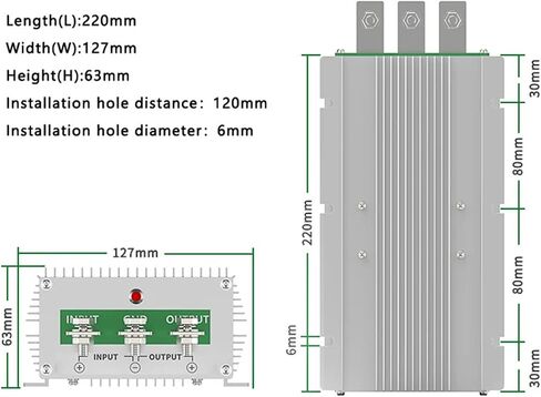 20-90Vto13.8V80A محول طاقة السيارات in Kuwait