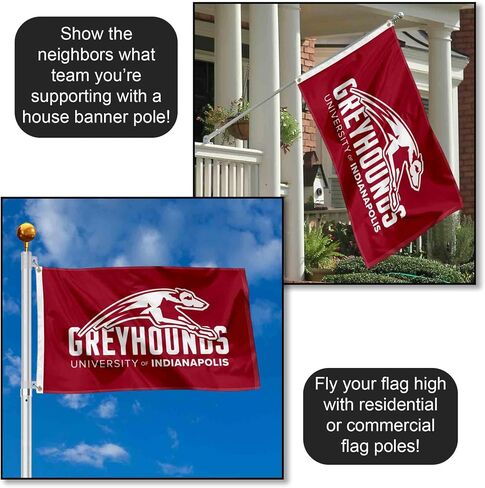 University of Indianapolis Logo 3x5 Grommet Flag in Kuwait
