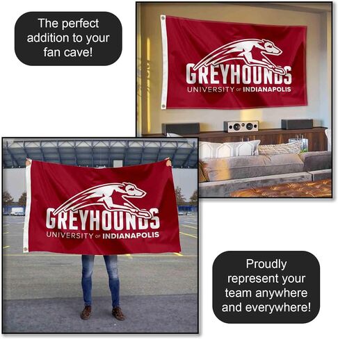 University of Indianapolis Logo 3x5 Grommet Flag in Kuwait