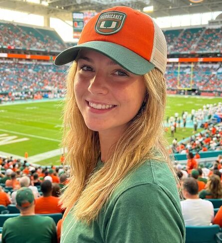 Officially Licensed University Miami Hat Classic Relaxed Fit Hurricanes Team Logo Adjustable Mesh Trucker Snapback Baseball Sports Cap in Kuwait