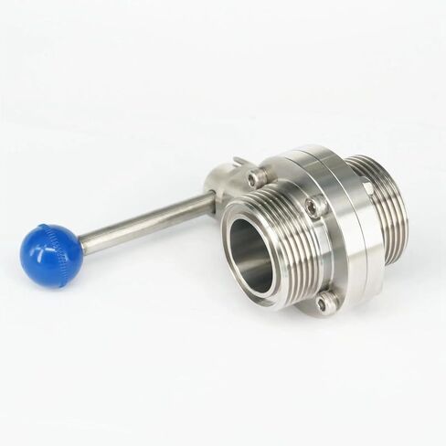 1-1/2" 38mm 304 Stainless Steel Thread Union Connection Valve Brew Beer Dairy Product in Saudi Arabia