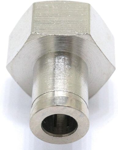 Pneumatic Nickel Brass Push In Connector Union Quick Release Air Fitting Plumbing 1/2" Female to Fit Tube O/D 8mm in Kuwait