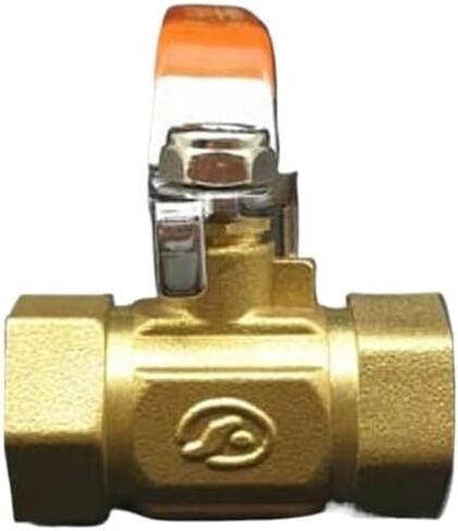 DN15 1/2 "أنثى صمام كروي نحاسي ذو جسم مربع وغاز ماء مع مقبض in Kuwait