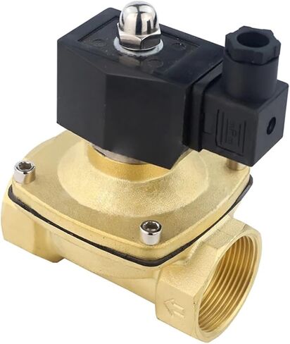 1-1/4 Inch Normally Closed Solenoid Valve 220V 110V 24V 12V Brass 1Pcs(24VAC) in Kuwait