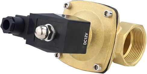 1-1/4 Inch Normally Closed Solenoid Valve 220V 110V 24V 12V Brass 1Pcs(24VAC) in Kuwait