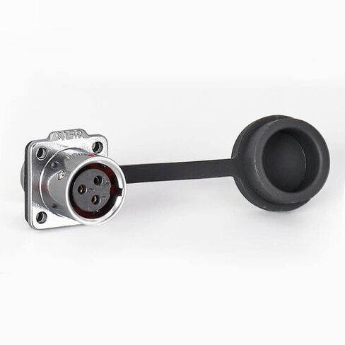 SF12-3 Pin Waterproof Plug+Socket 4-Hole Flange Metal Aviation Circular Quick Push-Pull Industrial in Kuwait