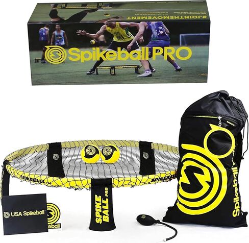 مجموعة Spikeball Pro Kit (إصدار البطولة) مع حزمة ملحقات Spikepaddle المكونة من 4 قطع in Kuwait
