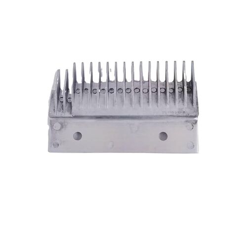 مشط السلالم المتحركة AL قطع غيار المصعد قطع غيار الرفع 2L11531-R L157mm W100mm فتحة المساحة 90 مم RHS 157 * 100 * 90 مم 17T in Kuwait
