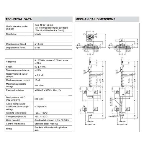 مستشعر الإزاحة الخطية، PY2-C-010/025/050 مستشعر الموضع حقن محول الإزاحة الخطية مسطرة إلكترونية (PY2-C-010) in Kuwait