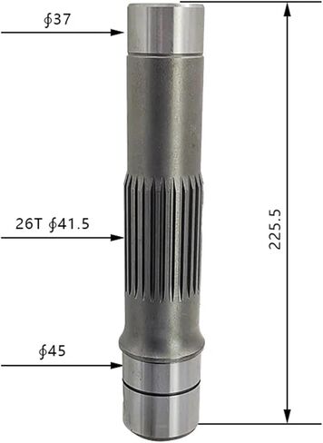 ZX210LC-3 حفارة السفر ترس المحرك مضخة رمح 20/26 الأسنان استبدال جزء للمعدات الثقيلة in Kuwait