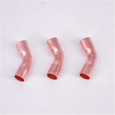Pipe Fittings 28.6 32 35 38 42 45 50 54mm Inner Diameter Copper End Soldered 45 Degree Elbow Joint for Air Conditioning (Color : ID 28.6mm Wall 1.0mm) Plumbing Fittings in Kuwait