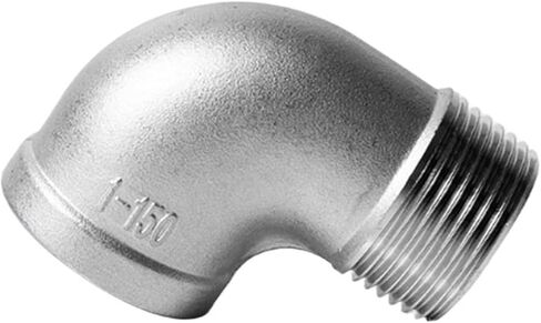 1/8" 1/4" 3/8" 1/2" 3/4" 1" BSPP Female To Male Thread 304 Stainless Steel 90 Degree Elbow Pipe Fitting Connector Coupler(316SS BSP3I4) Plumbing Fittings in Kuwait