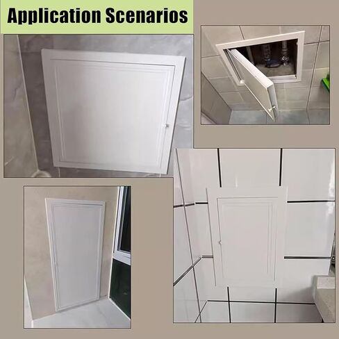 Aluminum Access Panel Door for Wall & Ceiling, 18x38in, Drywall Inspection Hatch with Knob, Plumbing & Electrical Access Cover, Durable & Easy to Install in Kuwait