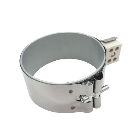 Band Heater 220V 550W/700W/900W/1000W/1150W Inner Diameter 130mm Mica Ceramic Element Stainless Steel Height 50mm/60mm/80mm(110V,1150W 130x100 IDxH) in Kuwait