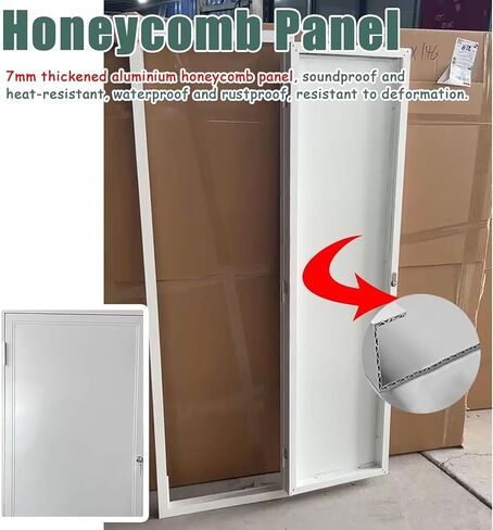 Lockable Aluminum Access Panel - 30x42in (76.2x106.7cm) Plumbing Loft Door, Wall Inspection Cover for Easy Access & Maintenance in Kuwait