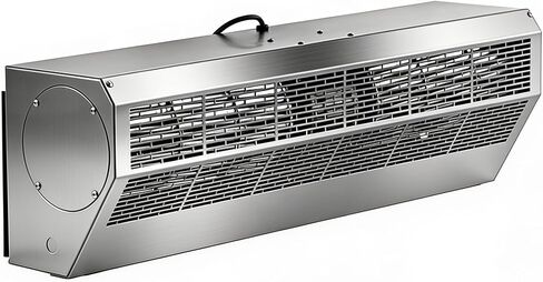 Air Curtain 36" – Stainless Steel Commercial Air Curtain with Plunger Door Switch, 120V Surface Mounted Air Door for Drive-Thru Windows, Entrances, Walk-In Coolers, and Concession Stands in Kuwait