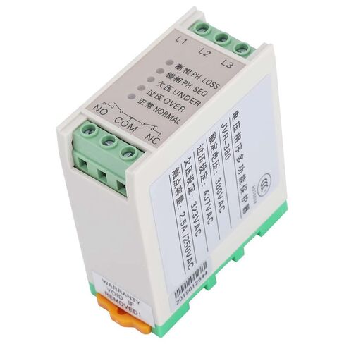 JVR-380 مرحل حماية تسلسل الطور - جهاز التحكم في جهد المراقبة ثلاثي الطور للكشف عن فقدان الجهد الزائد والجهد المنخفض وعدم التوازن - دليل السكك الحديدية in Kuwait