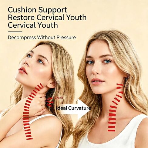 Neck Brace for Neck Pain Relief Support Posture Corrector | Cervical Pillow For Neck Pain Relief, Ergonomic Neck Support, Soft Cervical Collar, Adjustable Neck Corrector in Kuwait