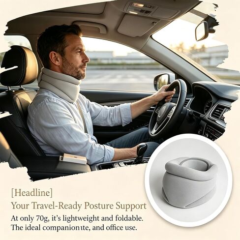 Neck Brace for Neck Pain Relief Support Posture Corrector | Cervical Pillow For Neck Pain Relief, Ergonomic Neck Support, Soft Cervical Collar, Adjustable Neck Corrector in Kuwait