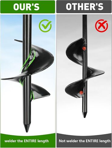 4 Pcs 30" Long Ground Anchors Shed Anchors Kit with 3/16" Galvanized Cable & Turnbuckles & Carabiners, Heavy Duty Earth Anchors for Sheds Trees Trampoline Greenhouse Swing Set Tent in Kuwait